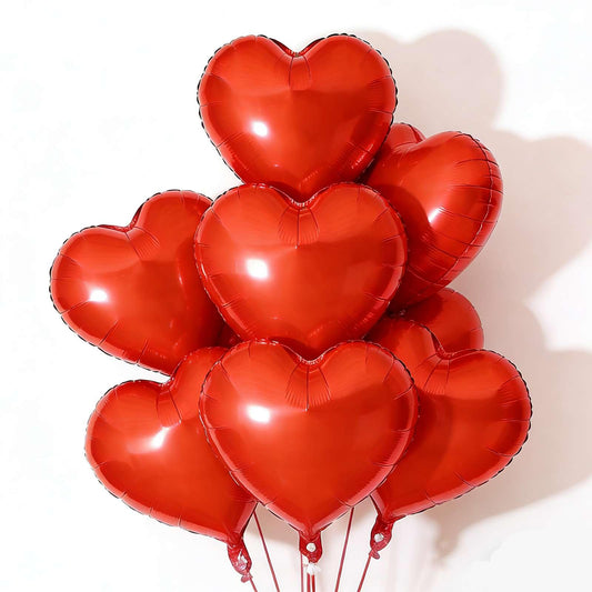 LHOAVWE I Love You heart balloon set for romantic Valentineβs Day dΓ©cor.