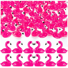 LHSYFBZ mini flamingo figurine for cake toppers and festive decor