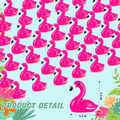 LHSYFBZ mini flamingo jewelry component, ideal for DIY necklaces