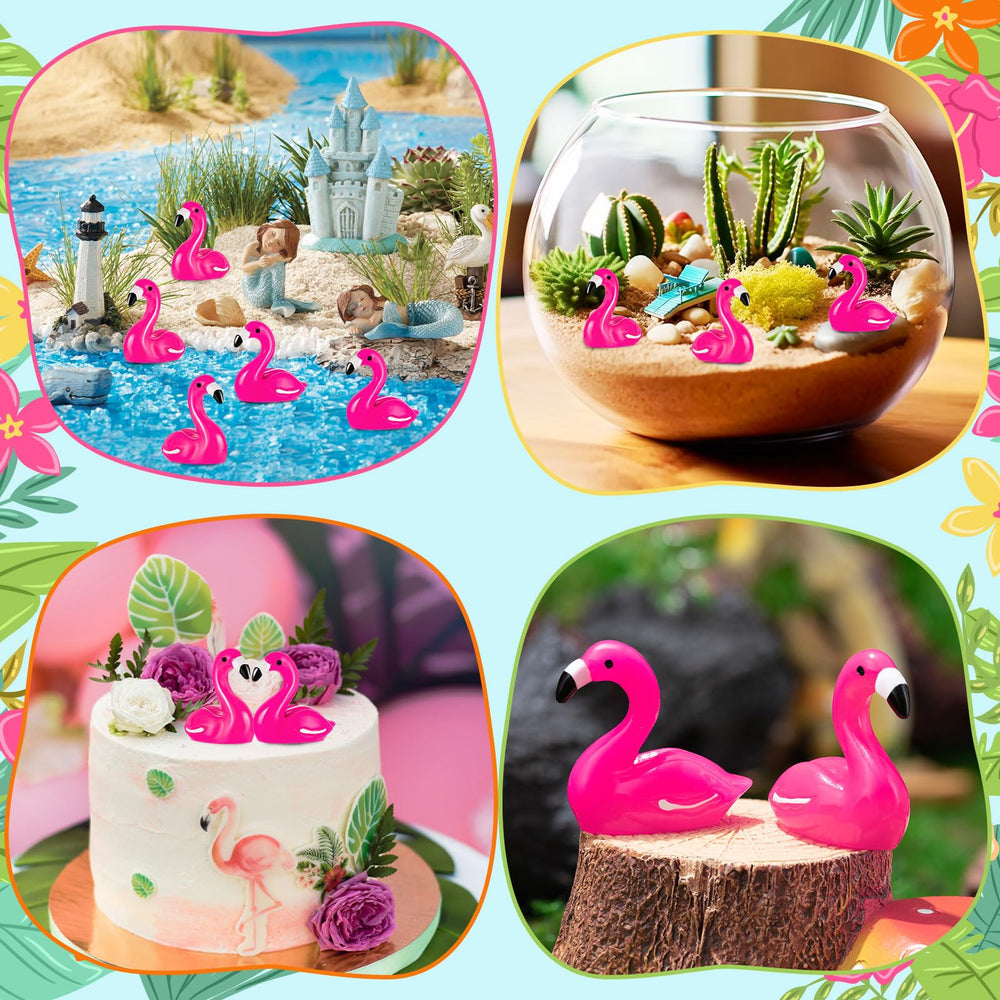 LHSYFBZ mini flamingo necklace pendant, easy craft accessory