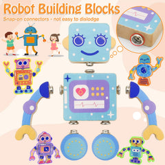 Liangding safe non-toxic paint on wooden blocks ensures safe play experience.