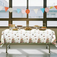 Lianxuia tablecloth doubles as a photo backdrop for memories.