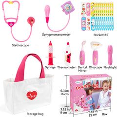 Liberry Doctor Kit pink flashlight adding light to play scenarios
