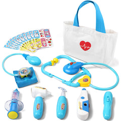 Liberry doctor kit toddler bag for portable pretend play and easy clean-up.