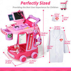 Liberry ECG display adds visual storytelling to pediatric pretend doctor play.