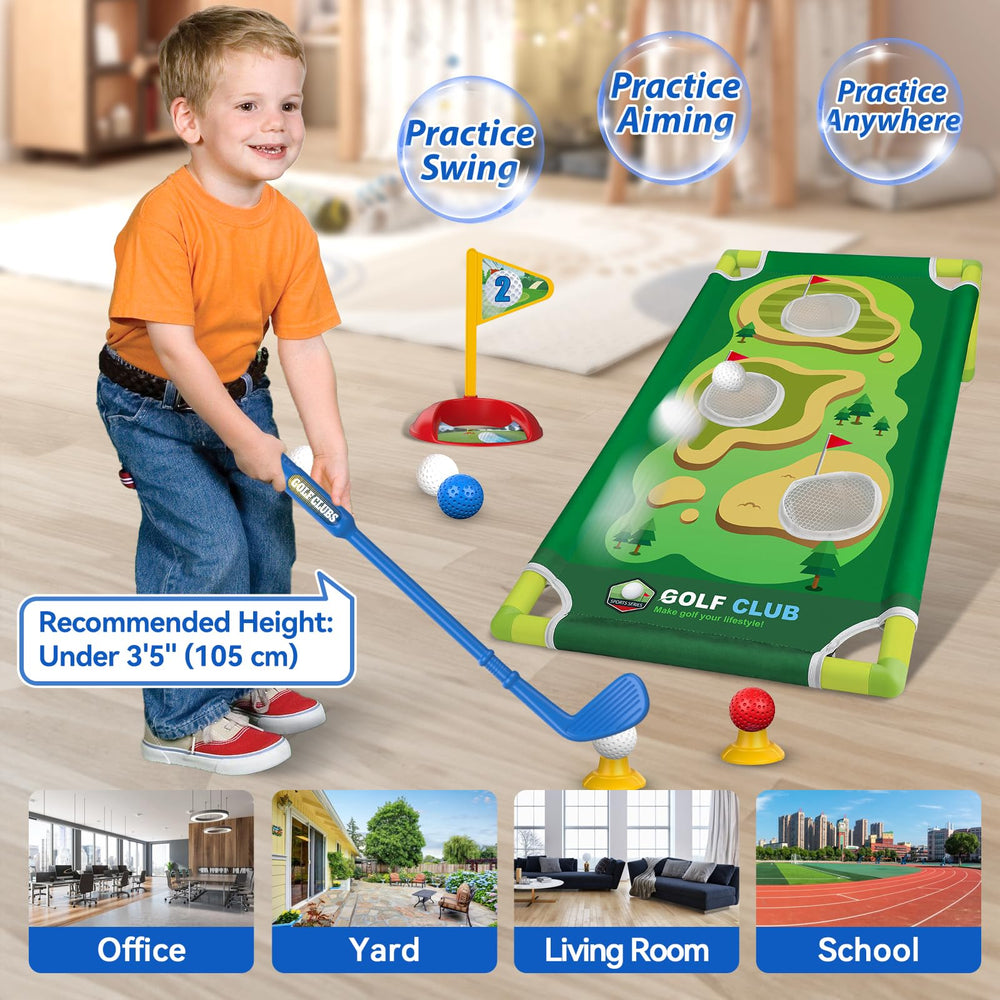Liberry golf balls in white and colorful for easy visibility
