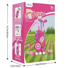 Liberry colorful golf balls pink and white promote safe engaging play.
