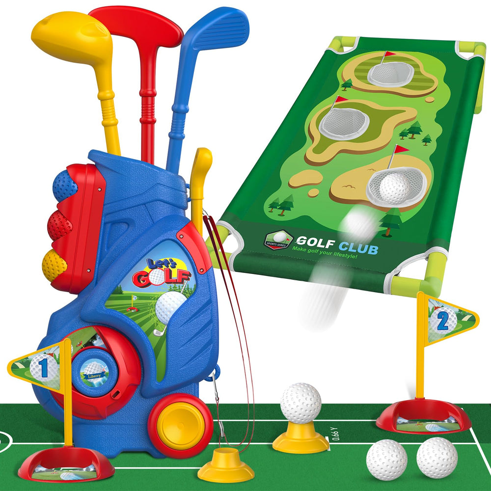 Liberry toddler golf cart enabling safe, portable outdoor play