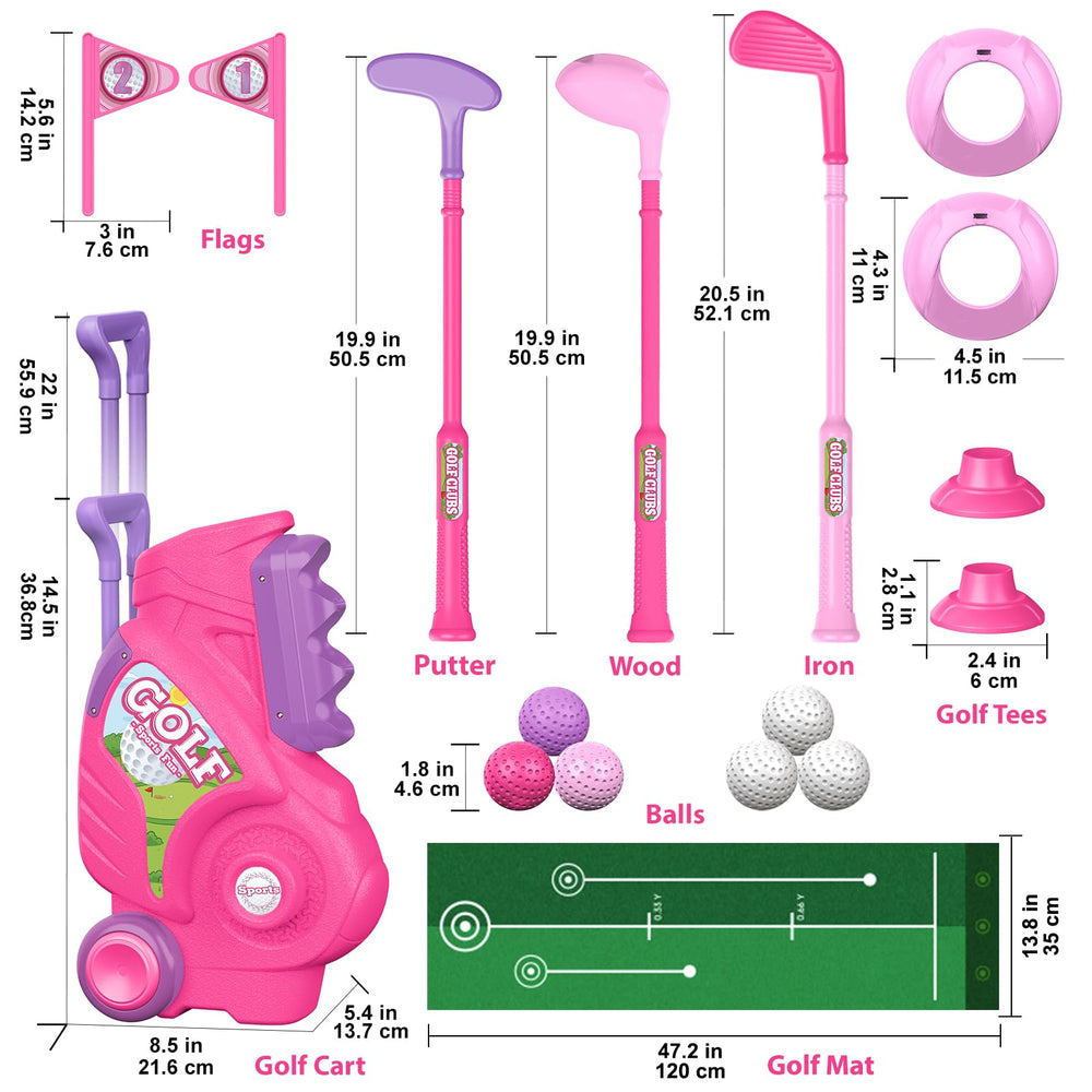 Liberry toddler golf set indoor outdoor use fits small spaces and outdoors