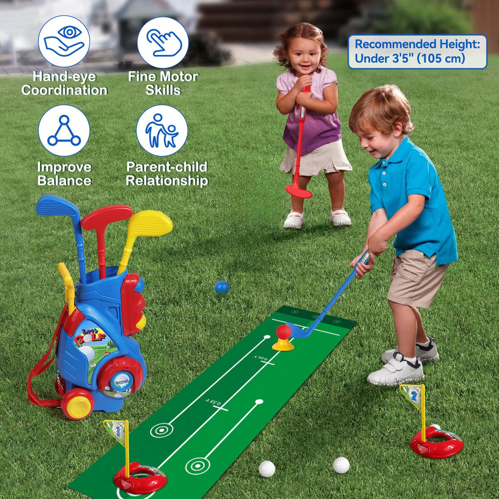 Liberry irons club supports beginners in steady, accurate swings.