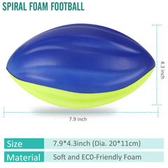 Liberty Imports 8-5-inch foam football indoor-outdoor use for versatile practice