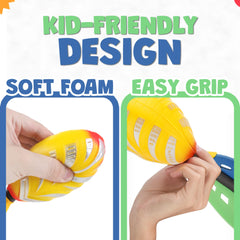 Liberty Imports aero pocket flyer with tails stabilize throws in playful backyard games.