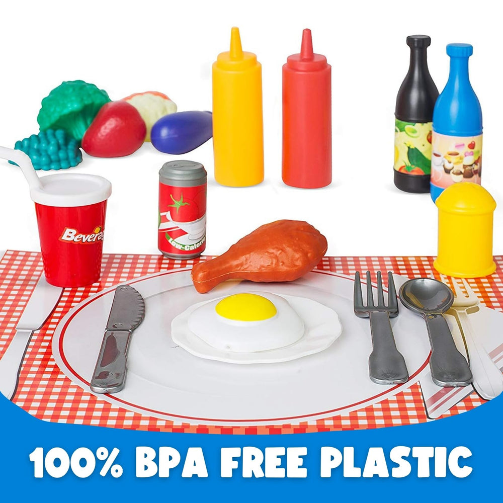 Liberty Imports Deluxe pretend food vegetables for realistic kitchen pretend play.
