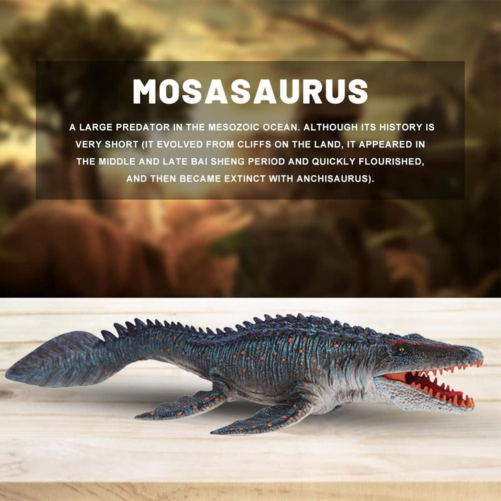 Liberty Imports display-ready Mosasaurus for desks or shelves