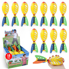 Liberty Imports foam missile football with tail design for backyard tossing and safe play.