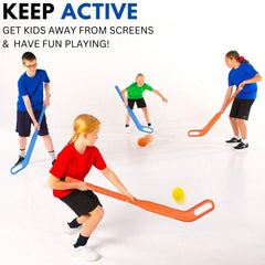 Liberty Imports indoor-outdoor hockey starter set for versatile play spaces.