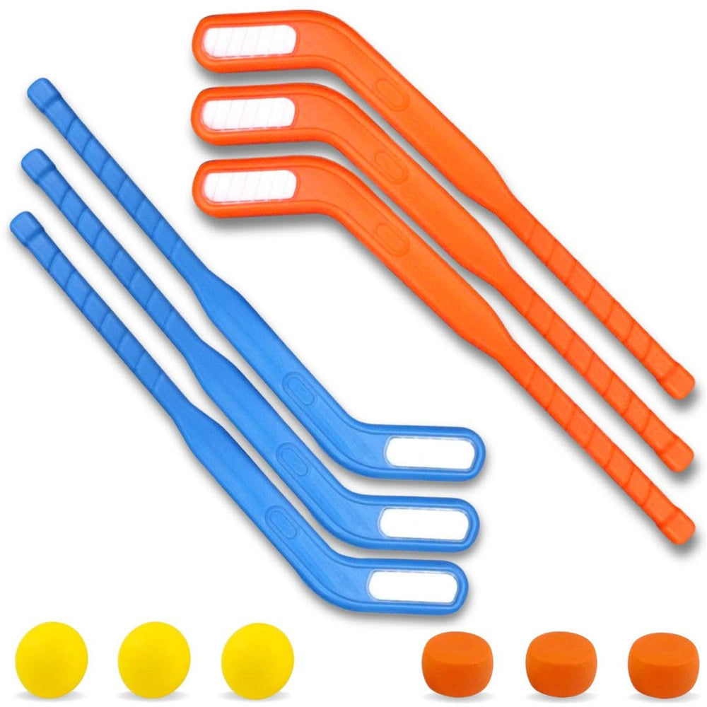 Liberty Imports kids floor hockey sticks 29-inch bulk set for easy-start play.