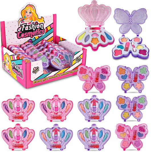 Liberty Imports Kids Makeup Kit Princess Purse with washable colors for safe pretend play.