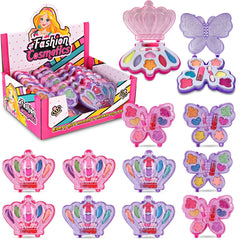 Liberty Imports Kids Makeup Kit Princess Purse with washable colors for safe pretend play.