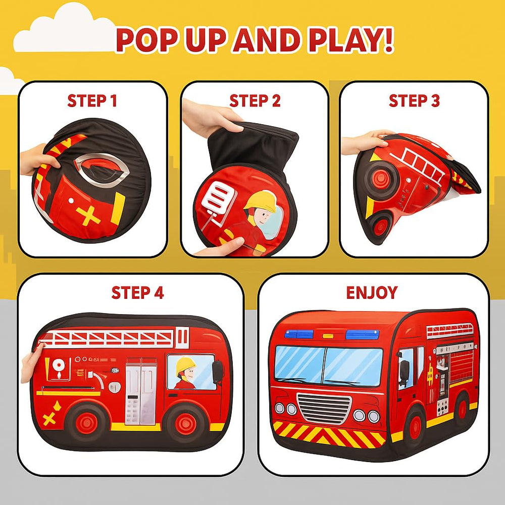 Liberty Imports pop-up play tent features a fast, tool-free assembly experience.