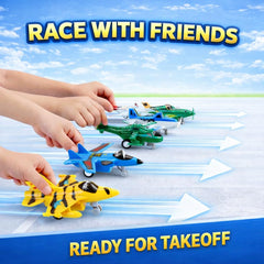 Liberty Imports pull back airplanes jet fighter focus invites action-packed pretend missions.