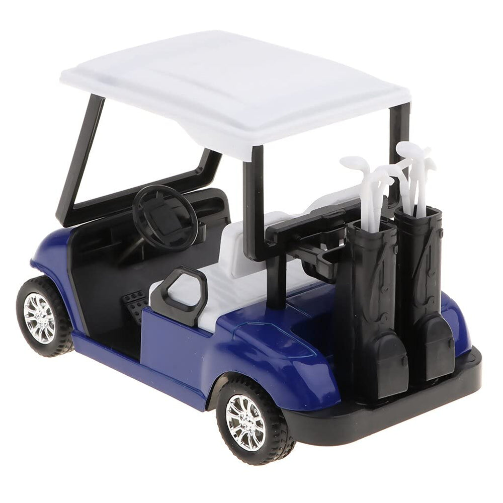 Liberty Imports pullback golf cart model showing alloy frame and wheels