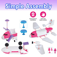 Liberty Imports toddler-friendly plane design supports comfortable grip during creative storytelling.