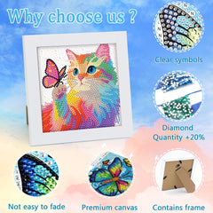 Libfx Diamond Art Kit—colored diamonds sparkle on a playful frame-worthy artwork.