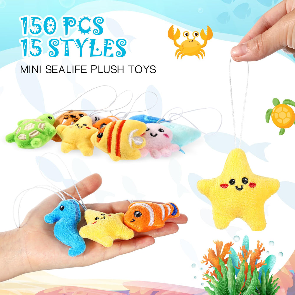 Libima cute sea animals faces variety highlights colorful classroom prizes.