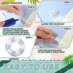 Libima inflates quickly with a pump and stores easily after use.
