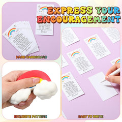 Libima motivational cards included with stress balls for encouragement