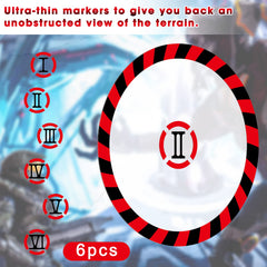 Libima marker with semi hollow design reduces field clutter