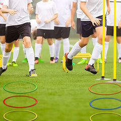 Libima obstacle ring set blue ring supports core workouts outdoors.