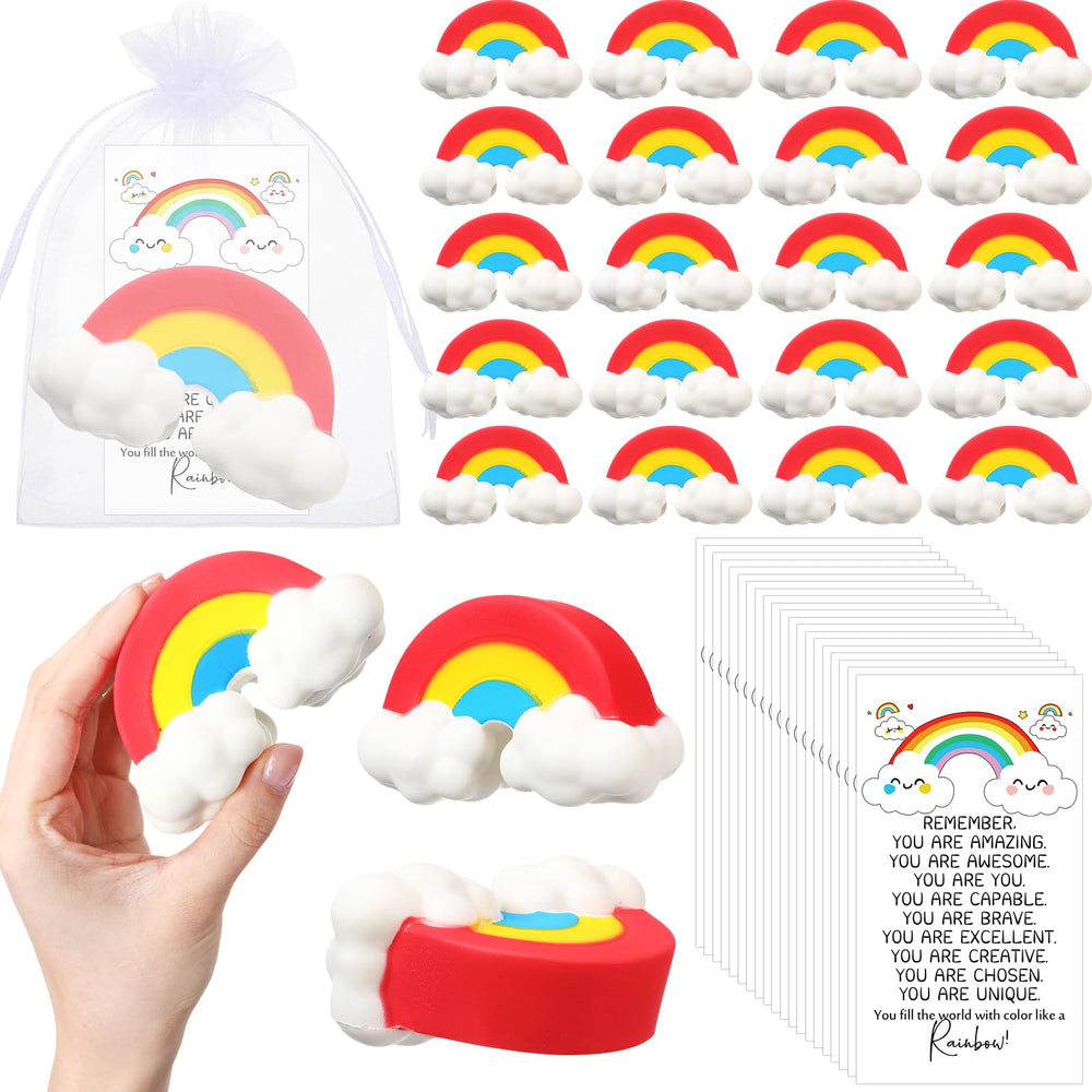 Libima rainbow stress ball bulk package for team gifts and stress relief