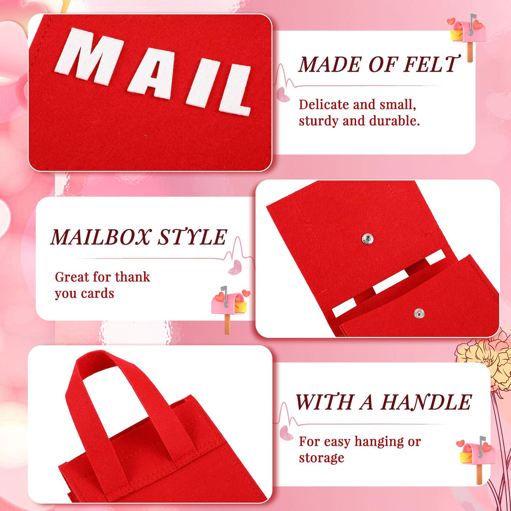 Libima Valentine mailbox showing the clear pocket to display messages