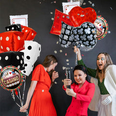 Perfect for casino themed parties and game nights with stylish decor.