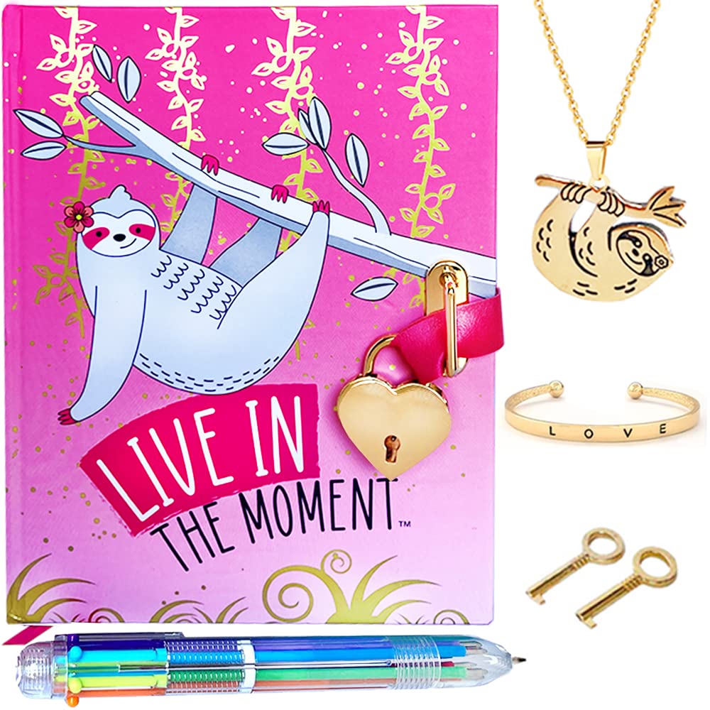 Life is a Doodle Diary lock cover keeps secrets safe for girls.