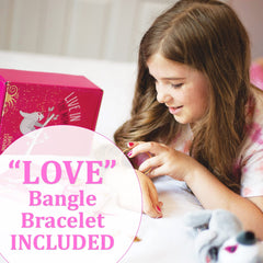 Life is a Doodle Love Bracelet is adjustable for everyday wear.