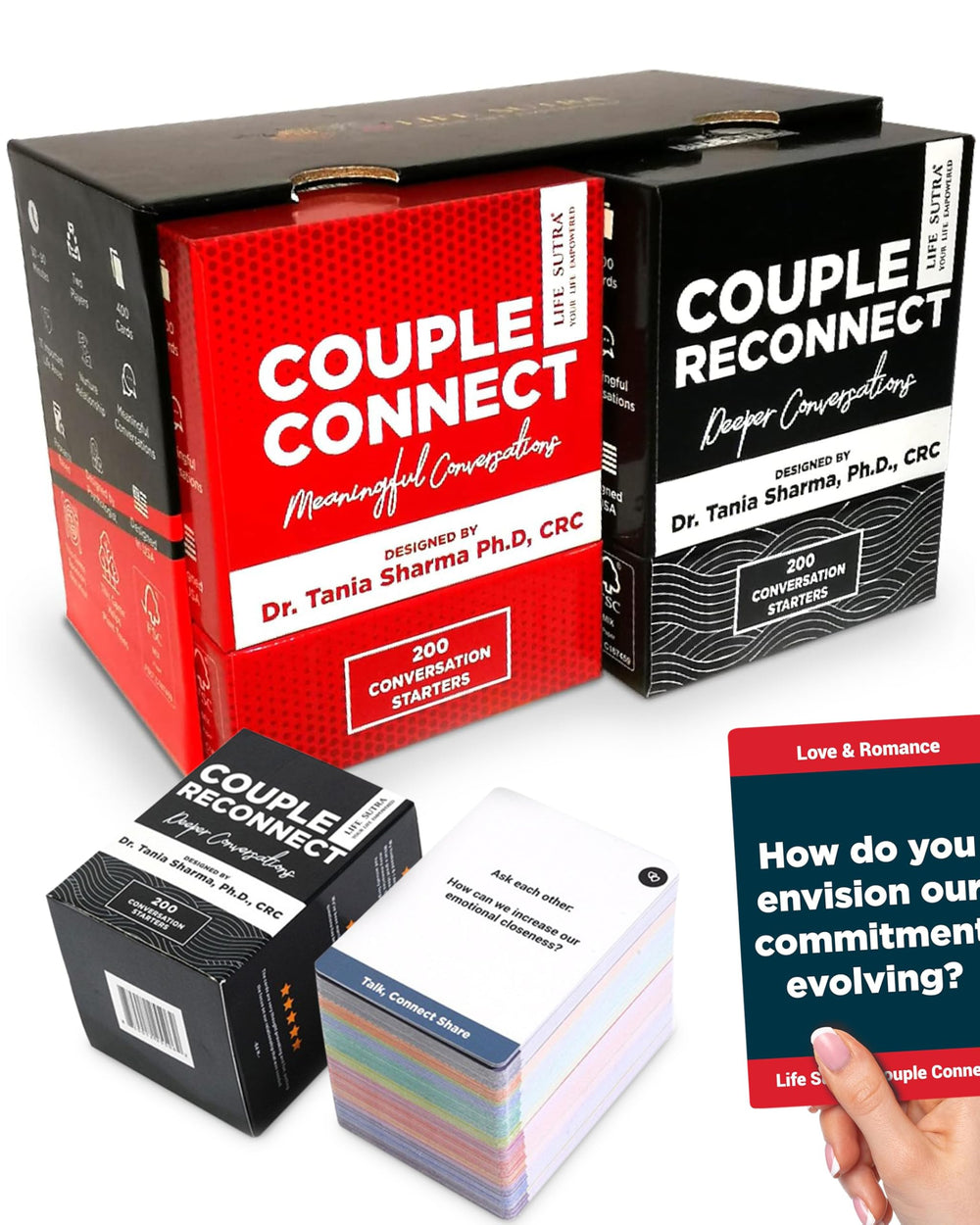 Life Sutra combo-pack 800 cards for deeper connection and conversations.