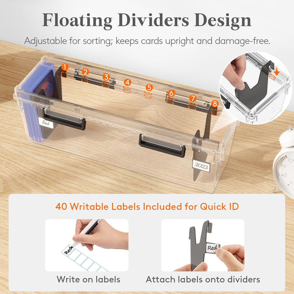 Lifewit stackable design saves space for large collections.