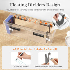 Lifewit stackable design saves space for large collections.