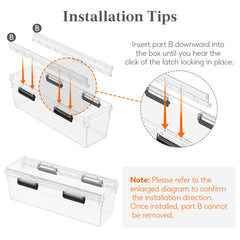 Lifewit two-pack storage kit offers durable, portable organization for collectors.