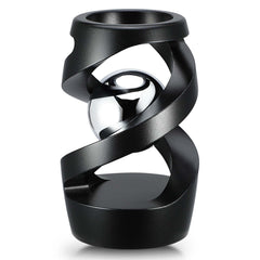 Lifidea kinetic illusion ball spinning, creating a double illusion for focus.