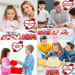 LIGHOON Valentines erasers wave pattern for drawing practice