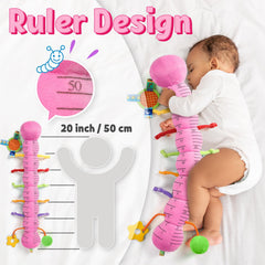 LIGHTDESIRE caterpillar pull-string and rattle invite interactive play and motor practice