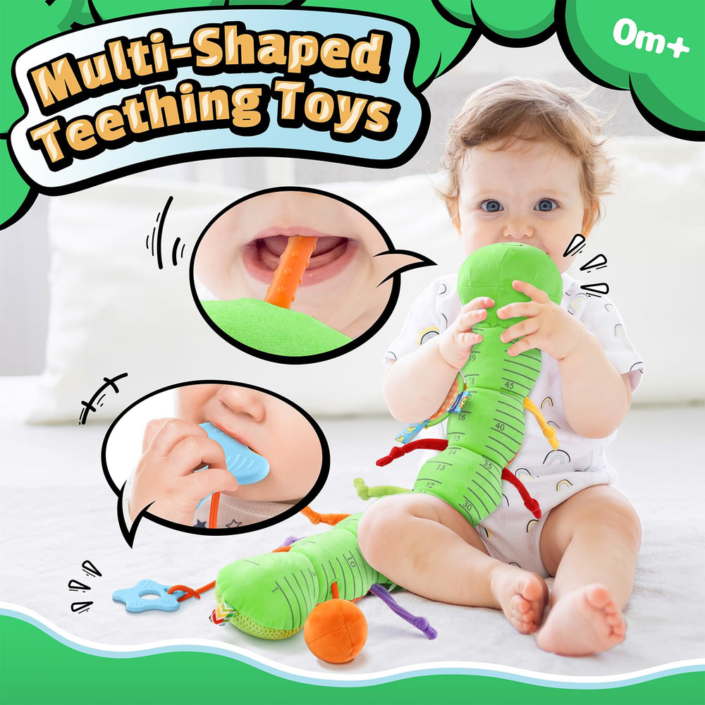 LIGHTDESIRE caterpillar crinkle fabric and ring bell for texture and sound