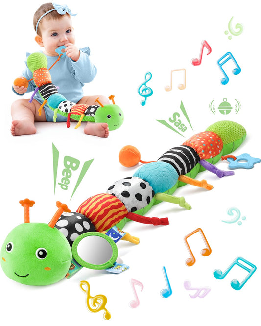 LIGHTDESIRE musical caterpillar head melody for early sensory play