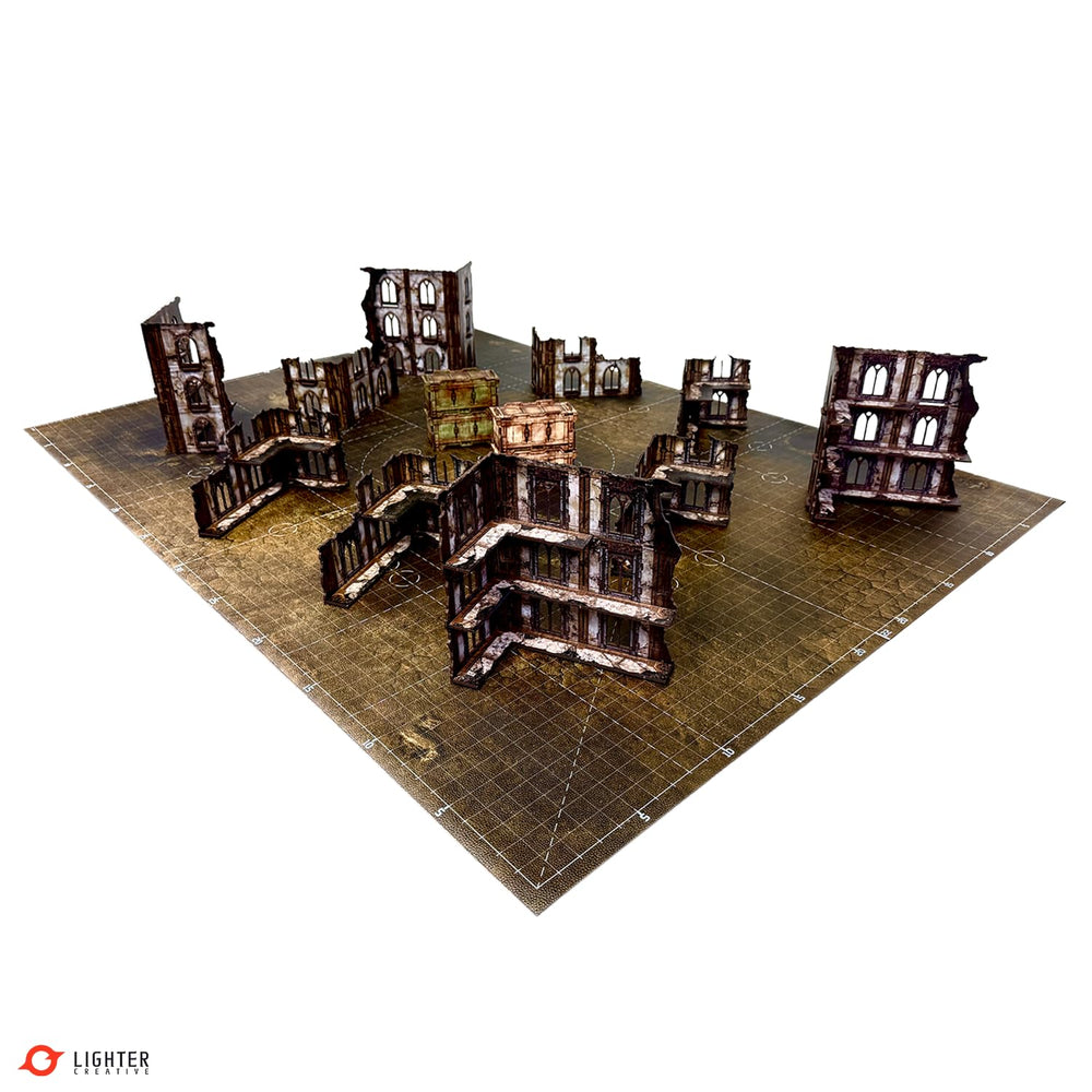 Lighter Creative mat folds flat for easy storage between sessions
