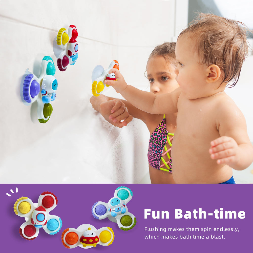 LiKee suction toy adheres to high chairs and fridges for on-the-go fun.