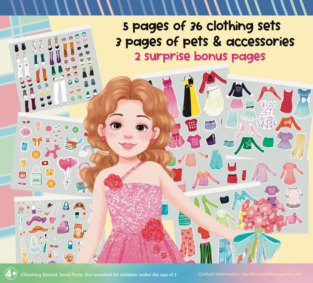 Lil' Dresser Dolls pets and accessories pages spark imaginative playtime.